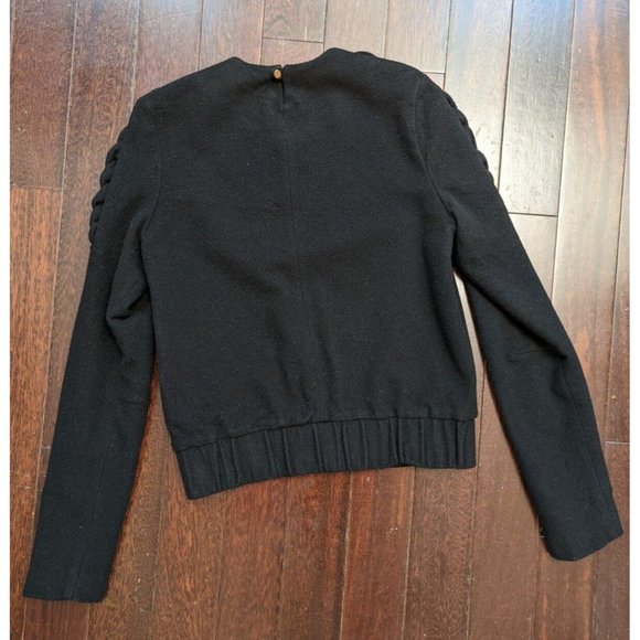 MARKOO Designer Ladies Wool/Cashmere Braided Shoulder Sweater Top - Picture 2 of 6